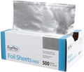 Aluminum Foil Sheets with Embossed Design for Hair Coloring - 500 Sheets
