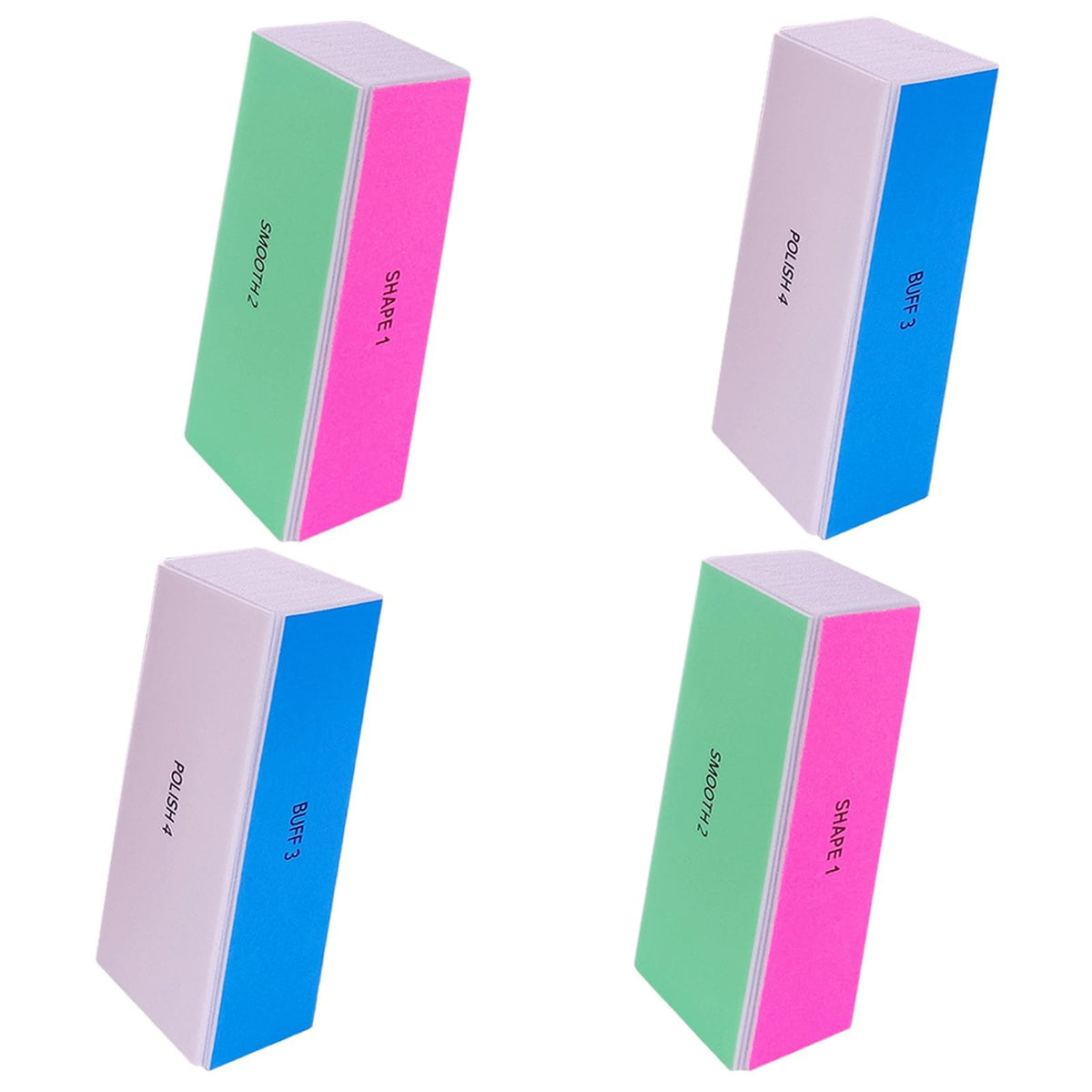 4-Way Nail Buffer Block for Shaping Smoothing Polishing & Shine - Nail Care Tool