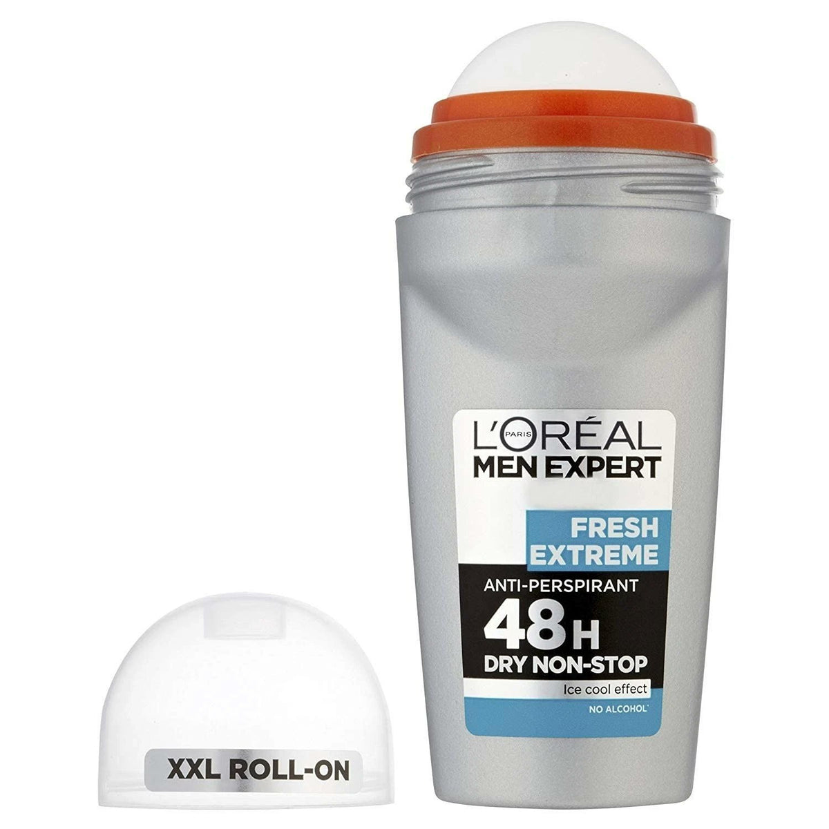 L'Oréal Paris Men Expert Fresh Extreme Deodorant Roll-On 50ml – Long-Lasting 48-Hour Odor & Wetness Protection