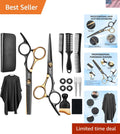 15-Piece Stainless Steel Hairdressing Kit with Shears Clippers & Combs