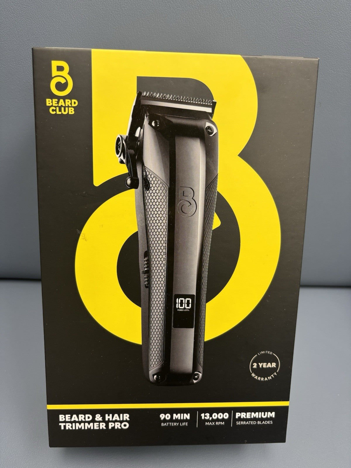 Cordless Beard & Hair Trimmer Grooming Kit - Rechargeable, Pro Edition