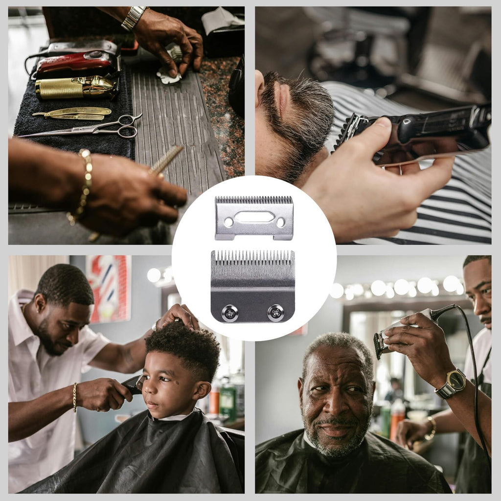 Professional Hair Clipper Blade - 2-Hole Adjustable Replacement for Wahl Clippers