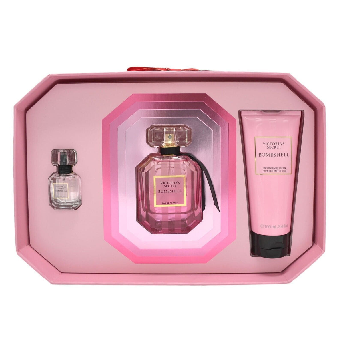 Victoria's Secret Bombshell 3-Piece Gift Set Eau De Parfum & Lotion