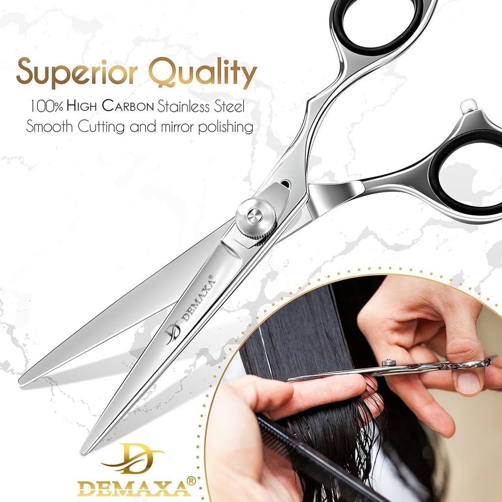 Professional Hair Cutting Scissors 6.5 Inch High Carbon Steel Stainless Steel