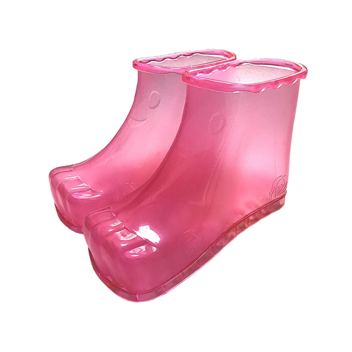 Pair Massage Foot Bath Shoes - Spa Soaking Therapy Boots for Relaxation
