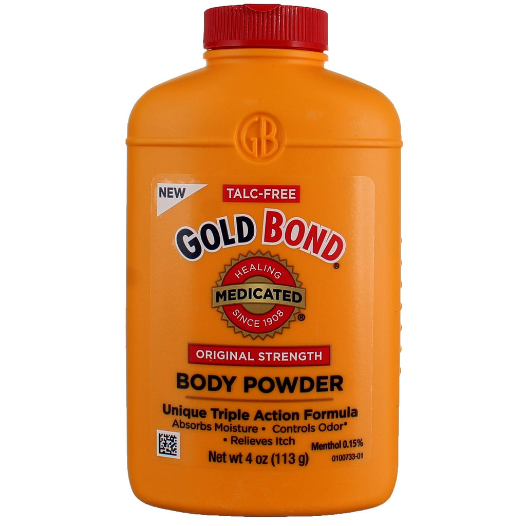Medicated Talc-Free Body Powder for Itch Relief & Cooling - 4 oz