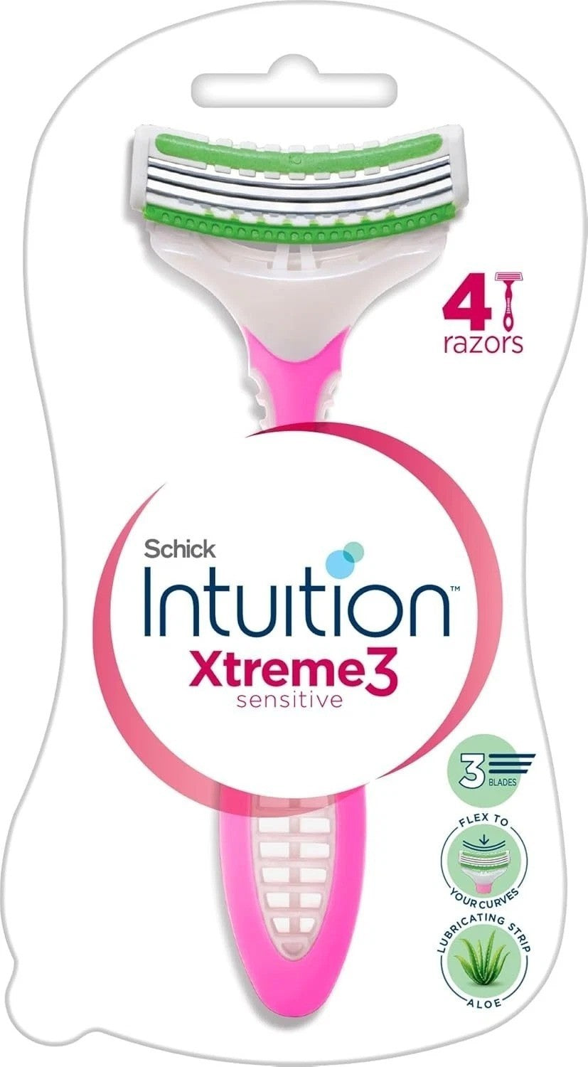 Disposable Women’s Razor Set with Aloe 24 Pack for Sensitive Skin