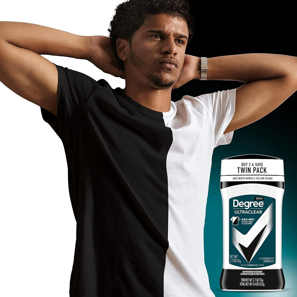 Men's UltraClear Antiperspirant Deodorant 2 Pack - Stain-Free, 72-Hour Protection