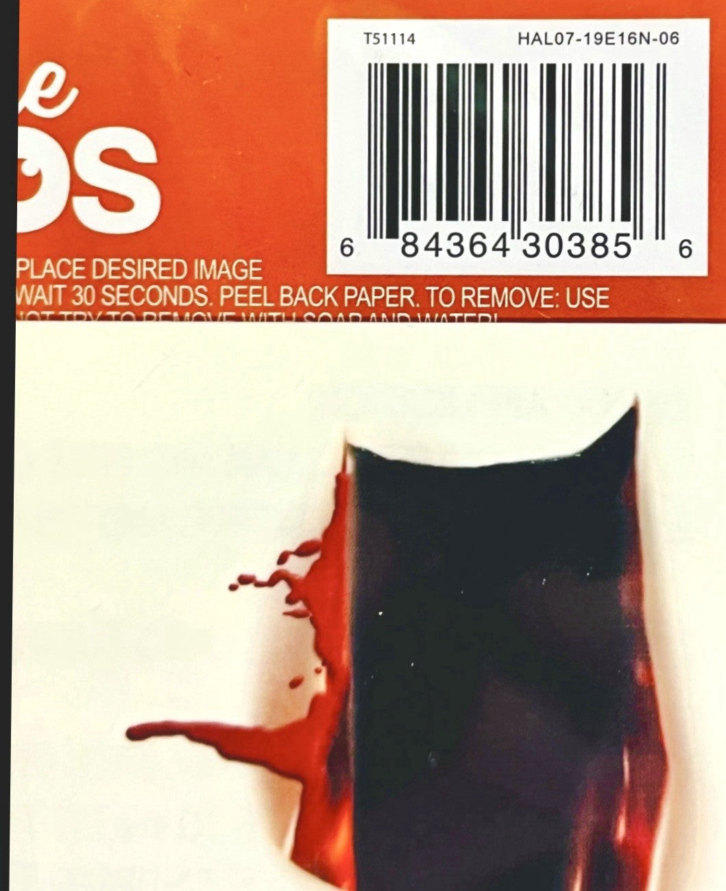 Halloween Bleeding Wounds Fight Horror Temporary Tattoos 8pc