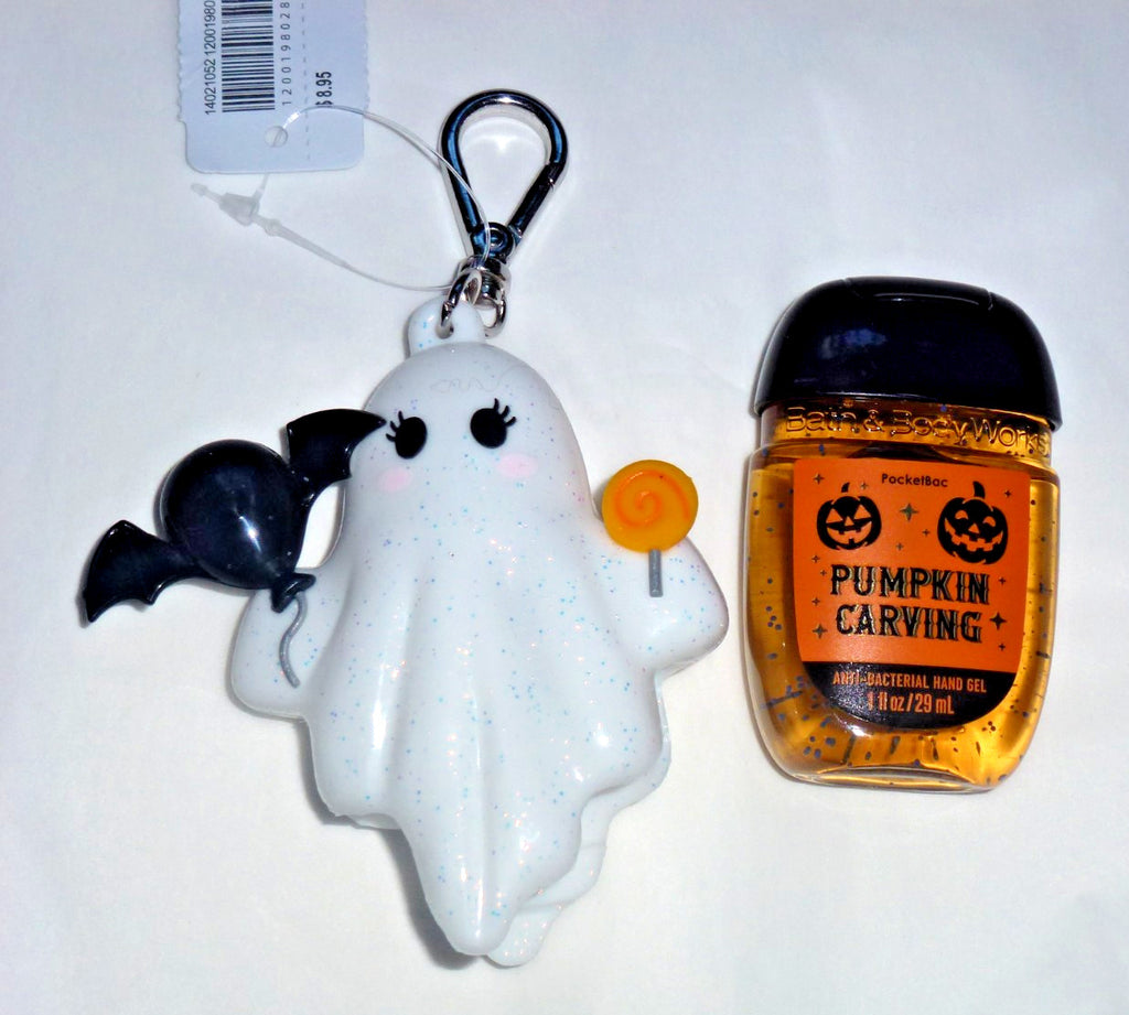 Halloween Pocket Bac Hand Sanitizer Holders with Refills - Set of 4