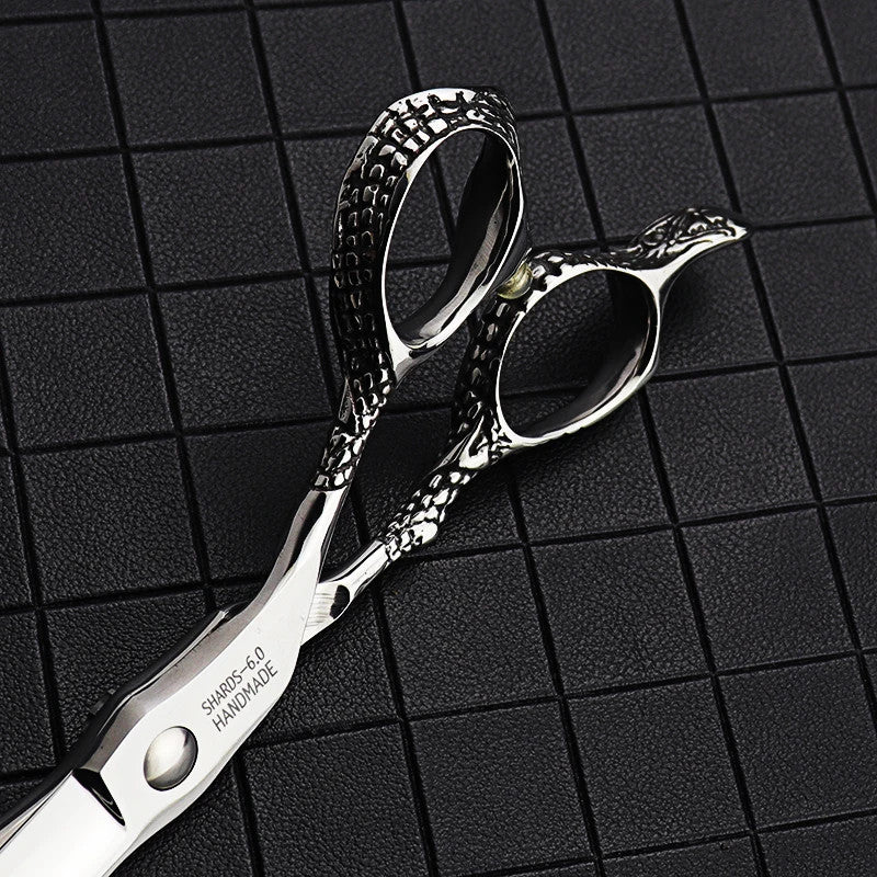Professional Haircut Scissors 6 Inch Japan Steel Thinning Shears - Sharp & Ergonomic