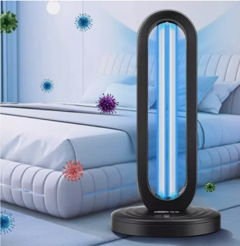 Portable UV-C Disinfection Sterilizer 38W Timer Remote Ozone for Household