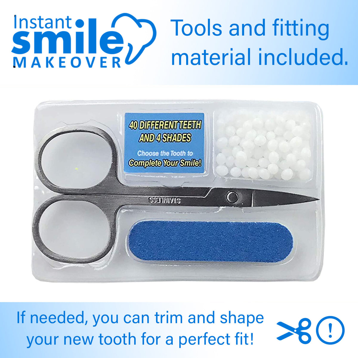 Temporary Tooth Repair Kit - Multi Shade Cosmetic Dental Fix