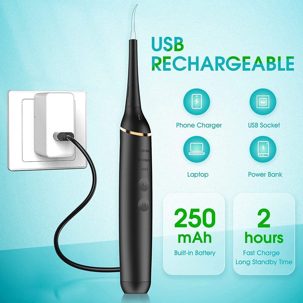 Electric Dental Tooth Cleaner Tartar Calculus Remover Kit