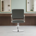 Adjustable Salon Chair for Hair Stylist, 360° Rotating Barber Chair