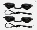 UV Tanning Bed Goggles - Flexible Eye Protection Glasses, 2 Pack