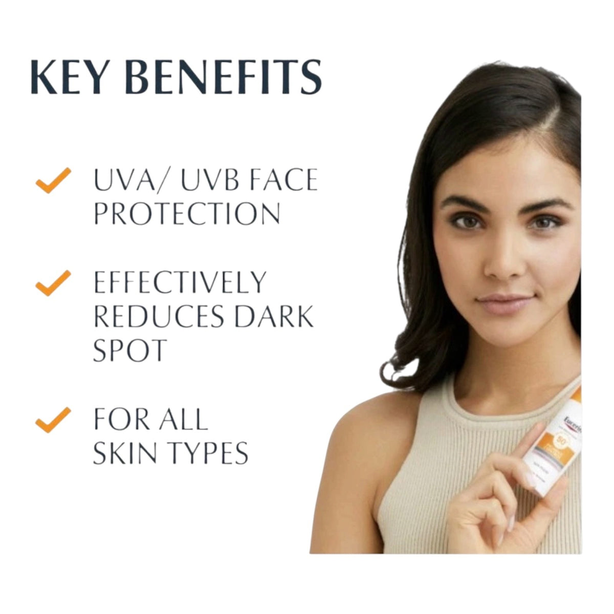 Eucerin Sun Fluid Pigment Control SPF50 50ML - Broad Spectrum Sun Protection