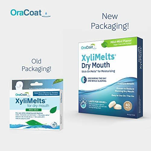 Dry Mouth Relief Xylimelts - Mild Mint Flavor, Assorted Sizes