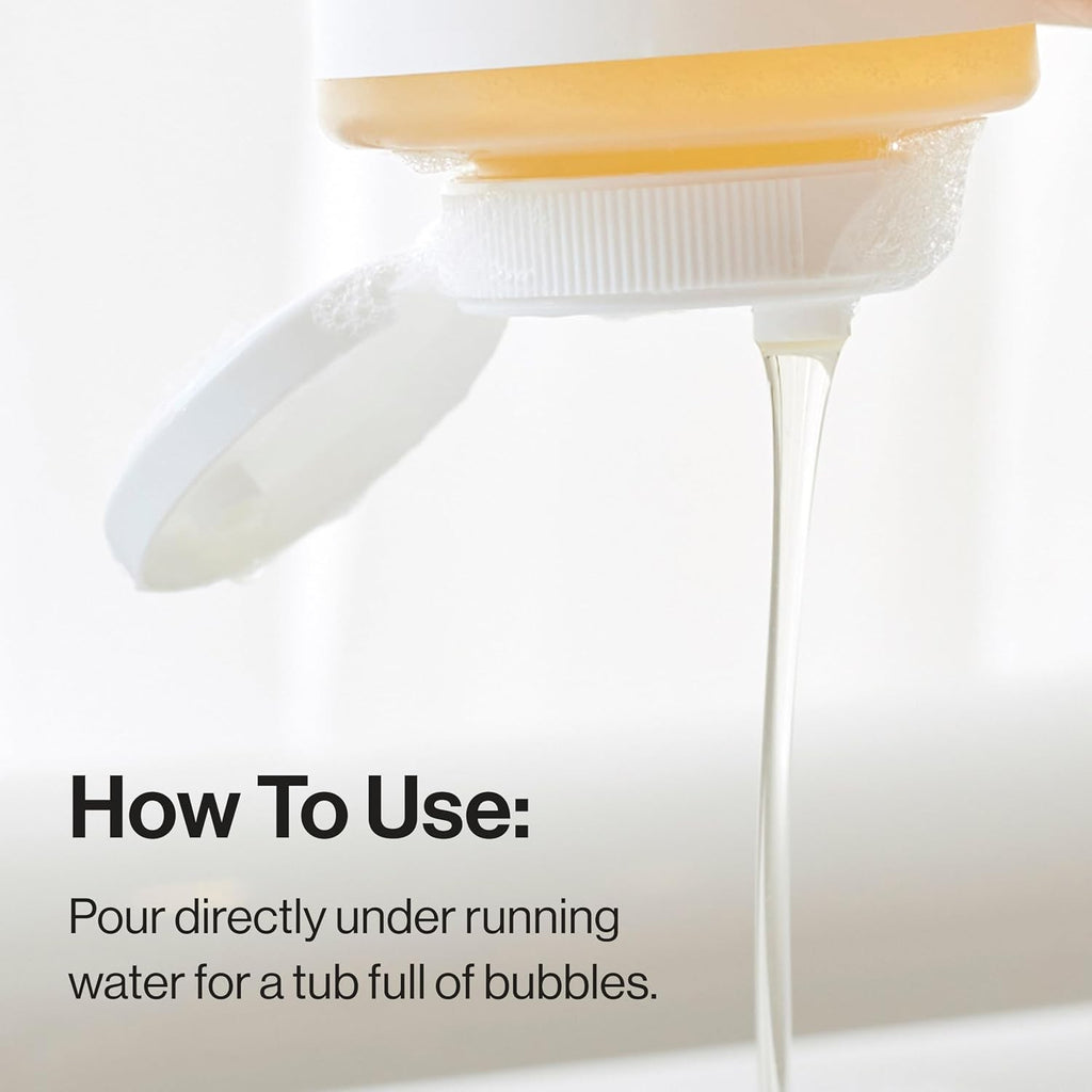 Gentle Fragrance-Free Baby Bubble Bath - Hypoallergenic & Tear-Free