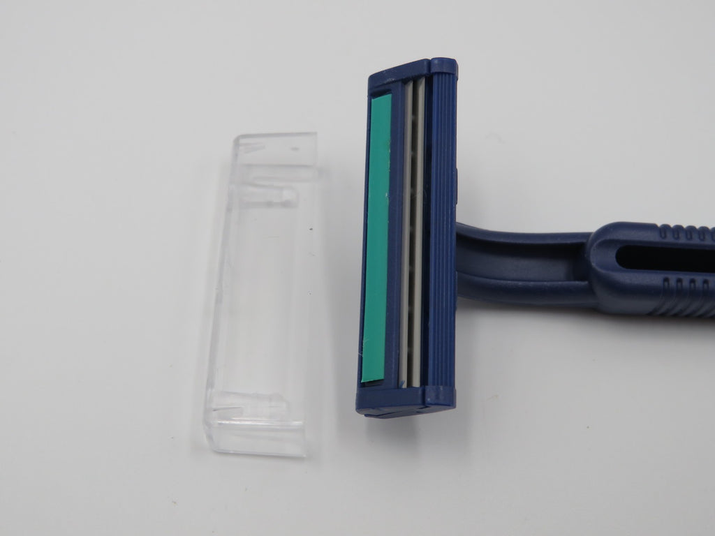 Long Handle Disposable Razors - Pack of 20 for Home & Barber Use