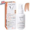 Vichy Tinted SPF50+ UV-Age Daily Fluid - Anti-Photoaging, Hydrating, Broad Spectrum Protection 40ml