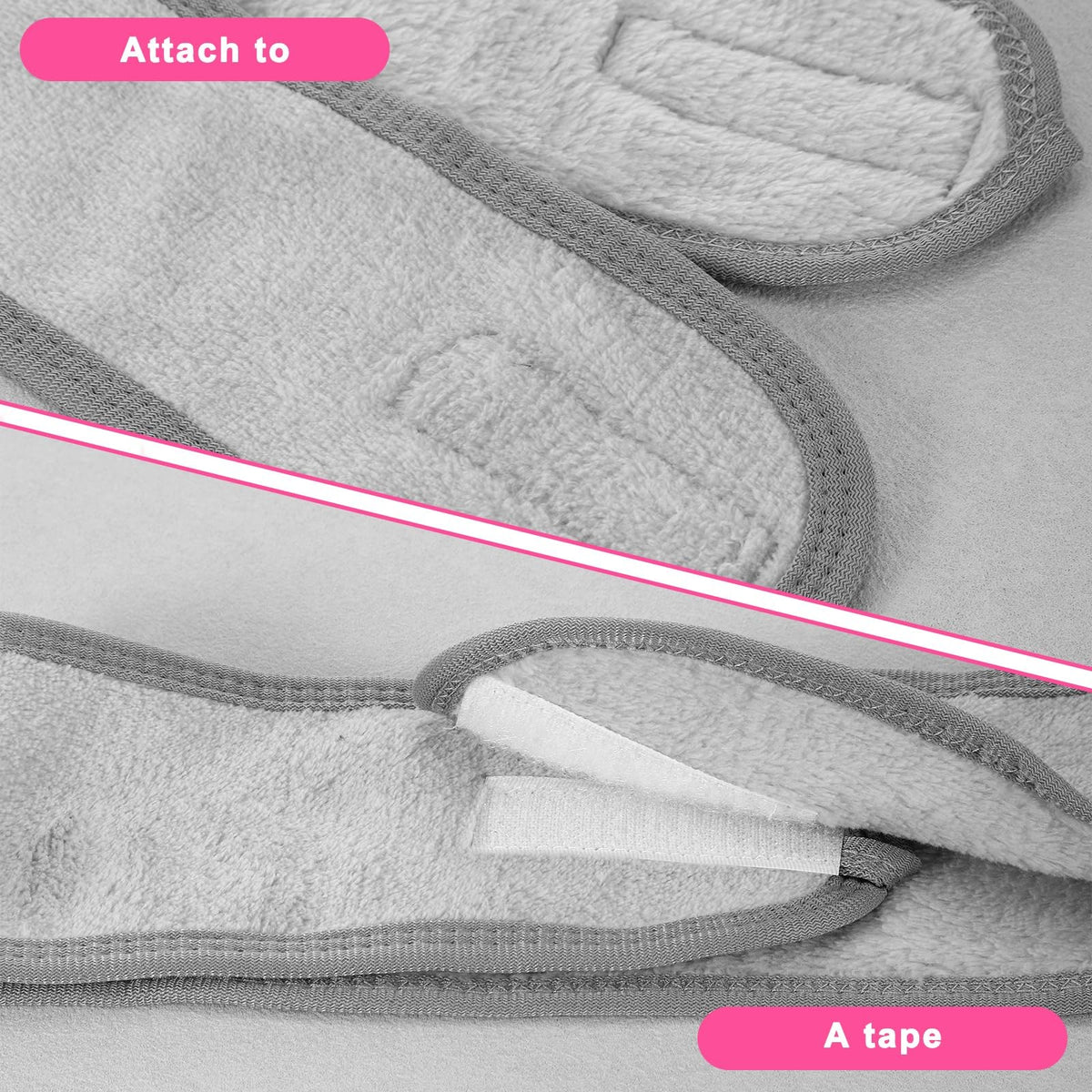 Adjustable Multicolor Facial Spa Headband Set - Soft Water-Absorbing Hairbands for Face Washing & Makeup