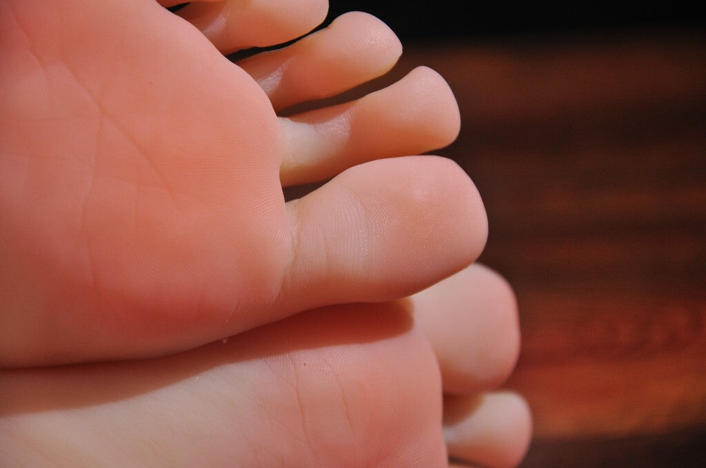 High Simulation Fake Foot Model with Built-in Bone - Silicone Foot Replica