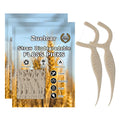 Biodegradable Vegan Dental Floss Picks - 200 Count Eco-Friendly Oral Care for Adults & Kids