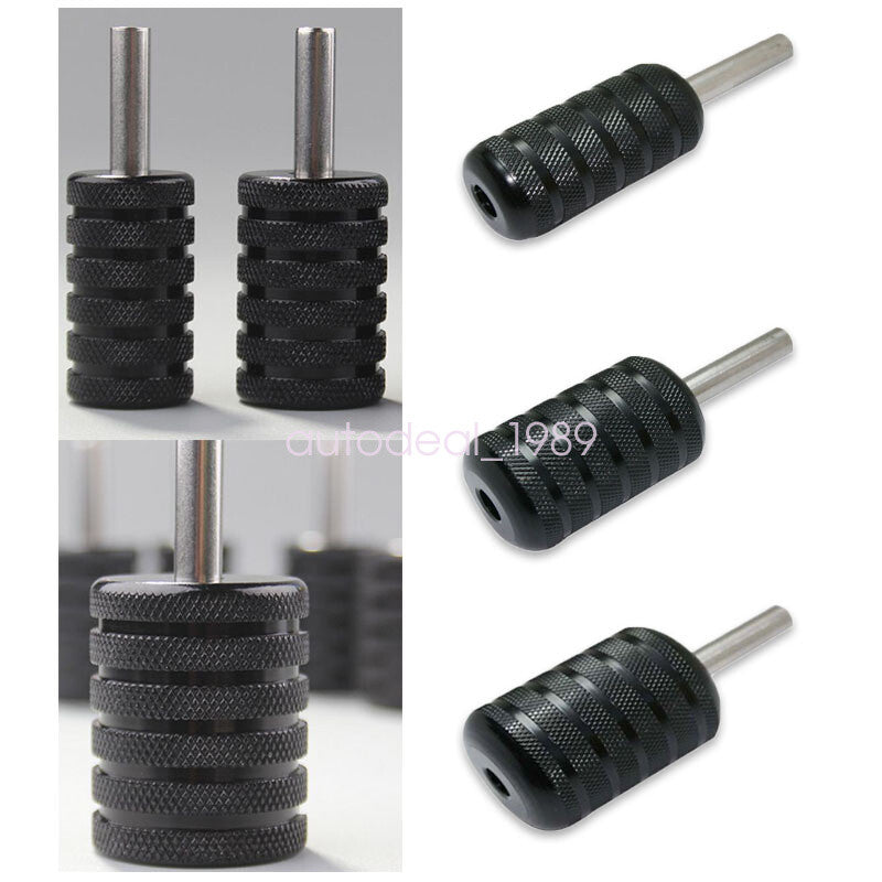 Tattoo Grips Set — Ergonomic Rubber Matte Tattoo Machine Handles (25/30/35 mm)
