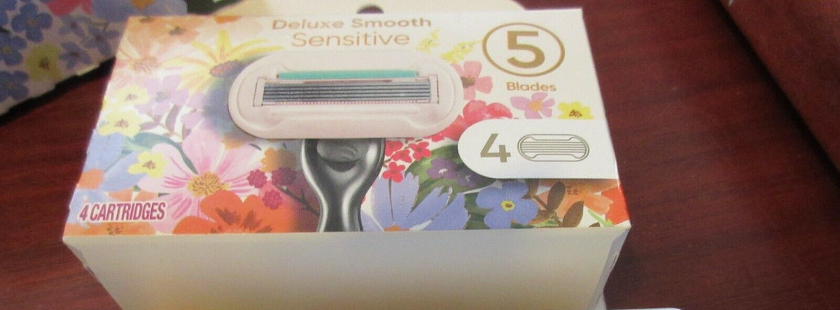 Gillette Venus Sensitive Deluxe Shaving Cartridges - 4 Pack, 5 Blades