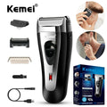 Men's Rechargeable Electric Beard Trimmer Shaver Razor - Cordless USB