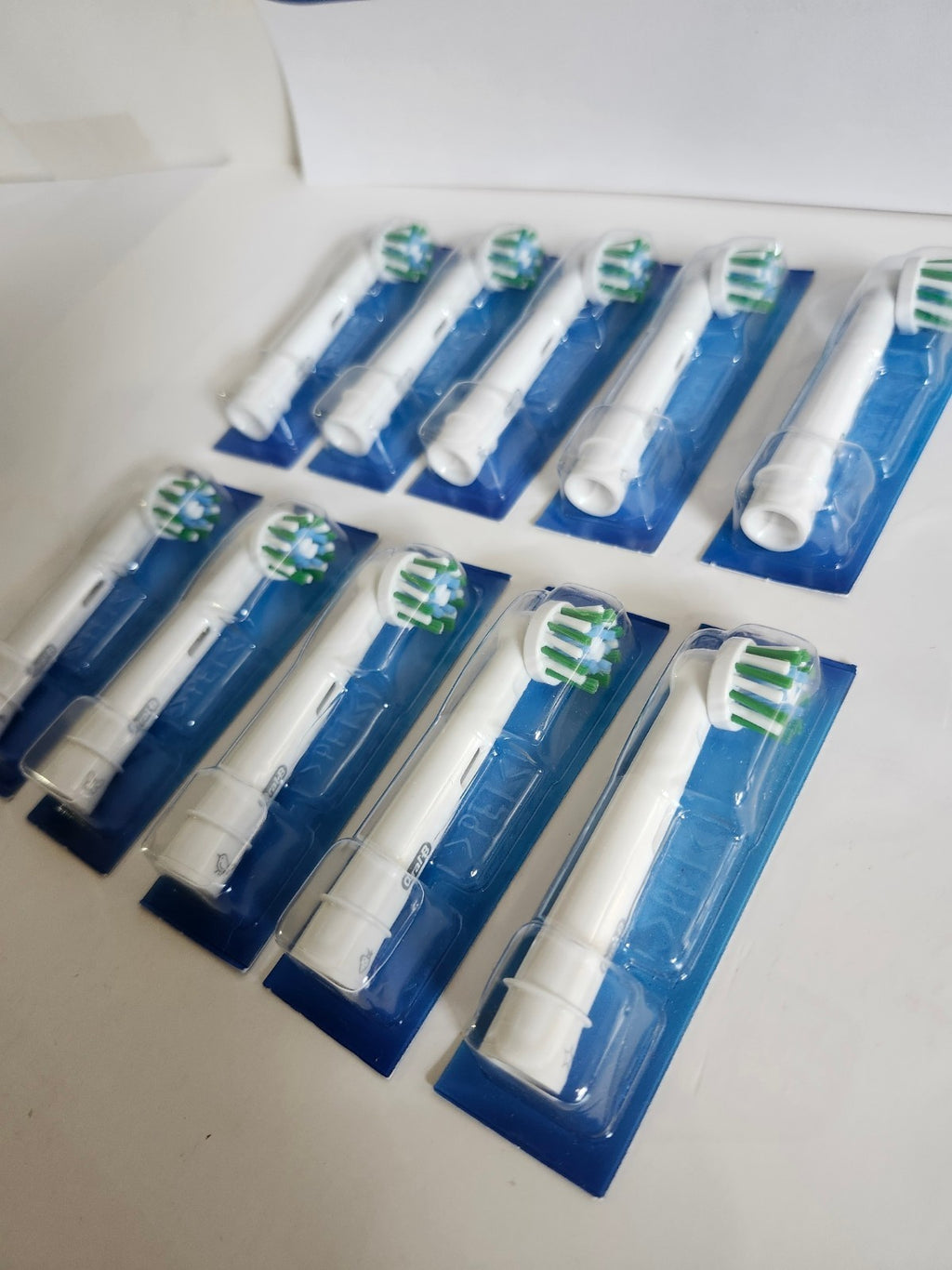 Electric Toothbrush Replacement Heads - 10 Pack for Oral B Cross Action