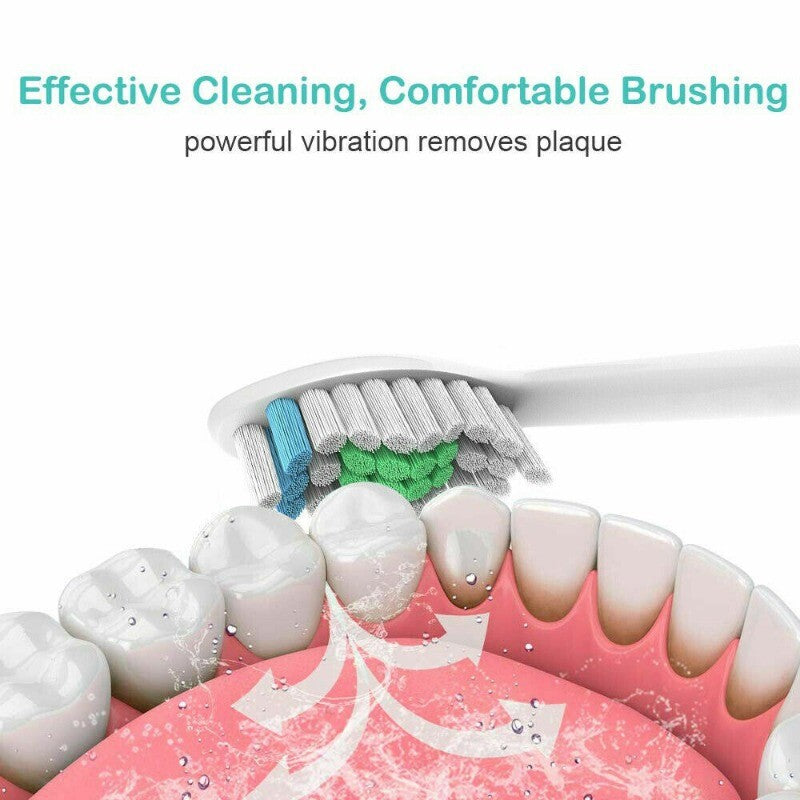 6 Pack Electric Toothbrush Replacement Heads for Sonicare E Series HX7002