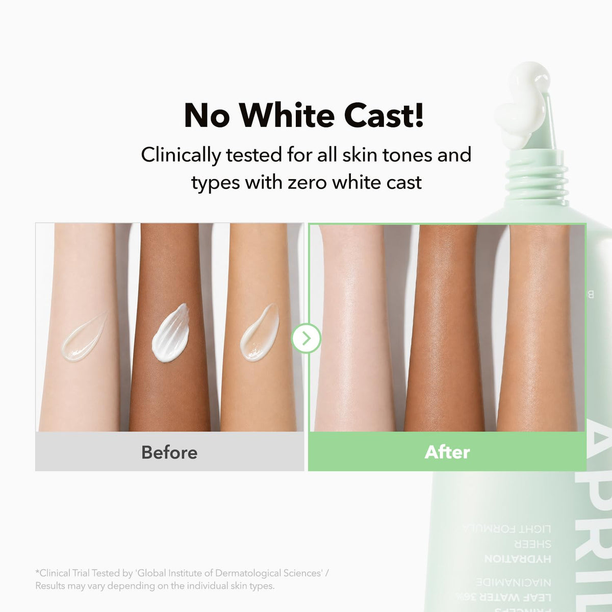 SPF 50 Sunscreen Serum with Mugwort for Sensitive Skin - Lightweight, Non-Greasy Sun Protection