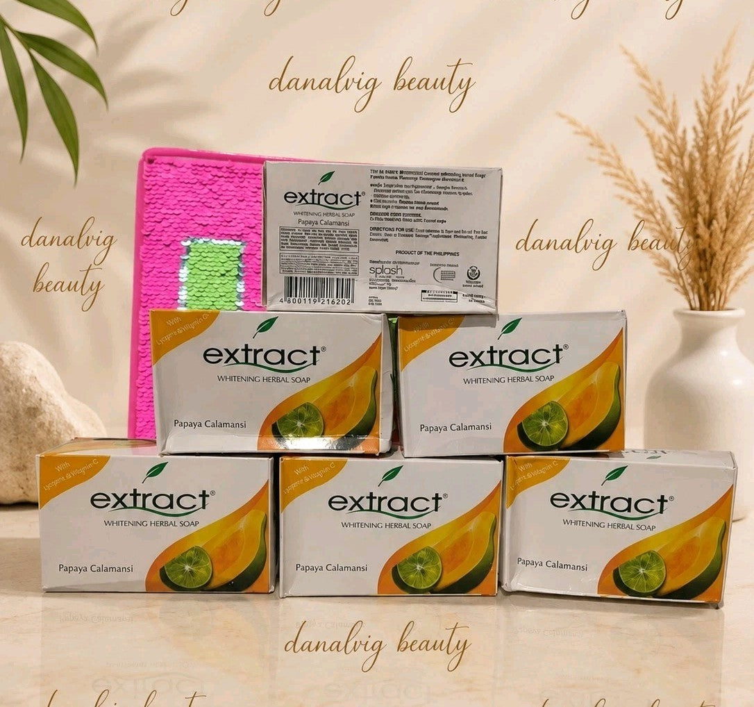 Herbal Whitening Soap Pack of 6 - Natural Skin Brightening Bar