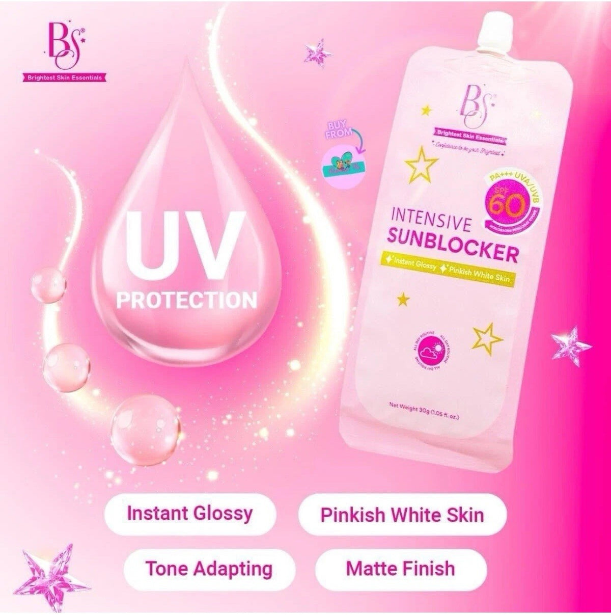 SPF 60 Sunblock Gel Cream with Whitening & Matte Finish - 50g