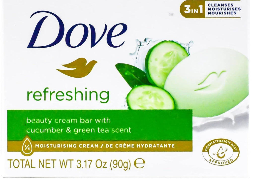 Dove Beauty Bar Soap Variety Pack 14 Count - Gentle, Exfoliating, Shea & Coconut