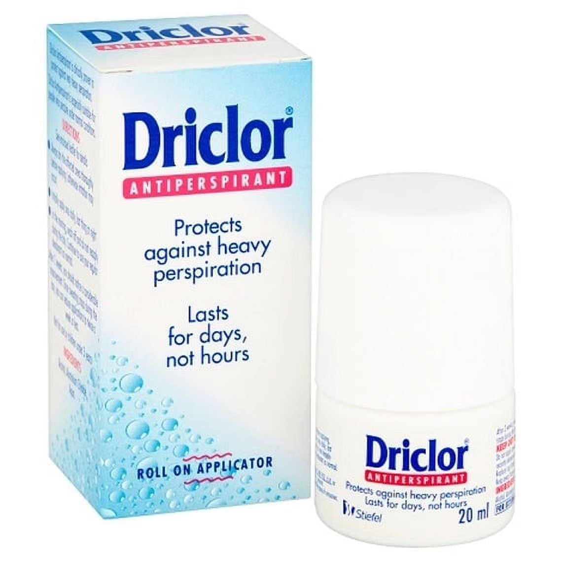 Driclor Antiperspirant Roll-On 20ml - Excess Sweat Treatment, New