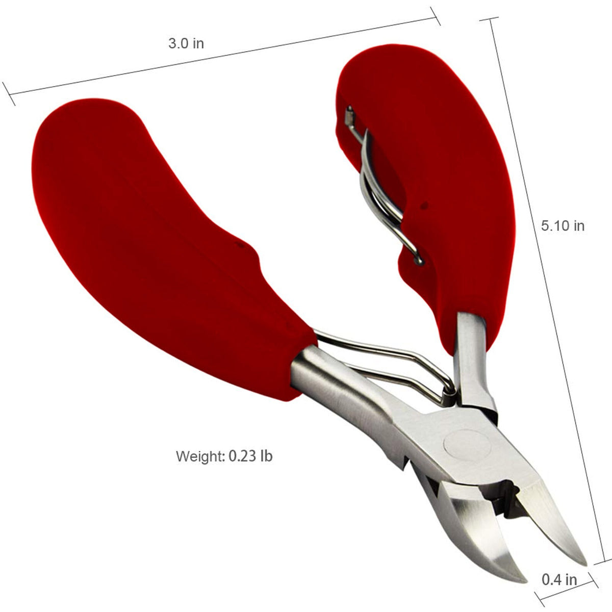 Heavy Duty Toenail Clippers for Thick & Ingrown Nails - Precision Nail Scissors