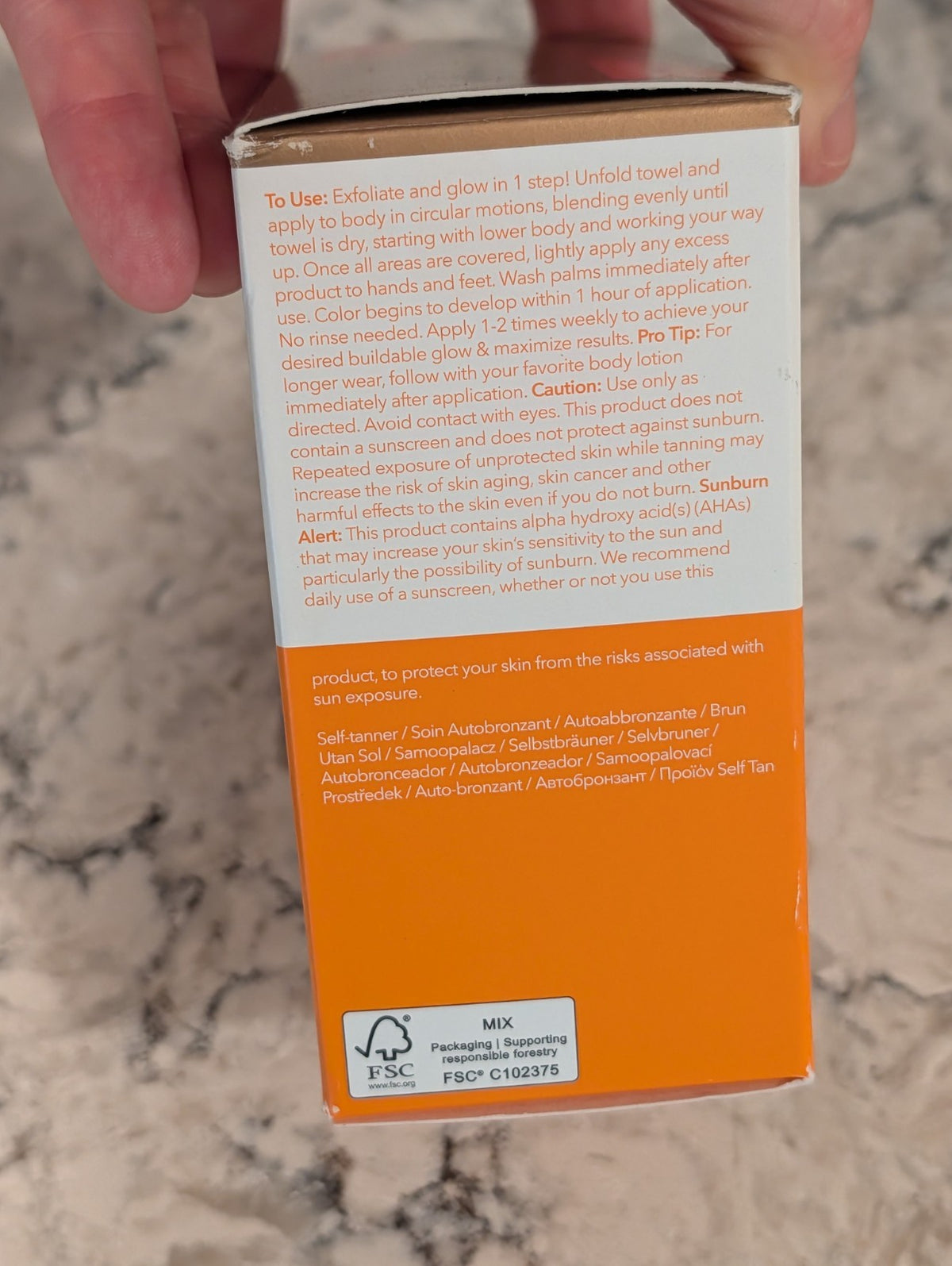 Self-Tanner Towelettes for Body - 2 Boxes of Alpha Beta Glow Pads