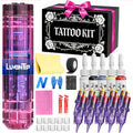Wireless Tattoo Machine Kit for Beginners & Pros – Pink