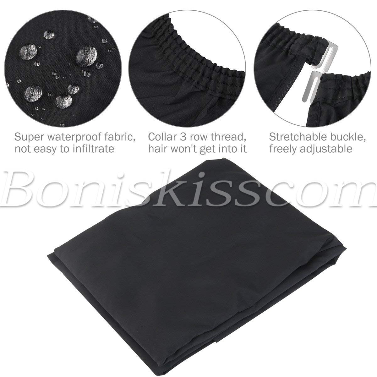 Professional Hairdressing Cape with Phone Viewing Waterproof Salon Gown