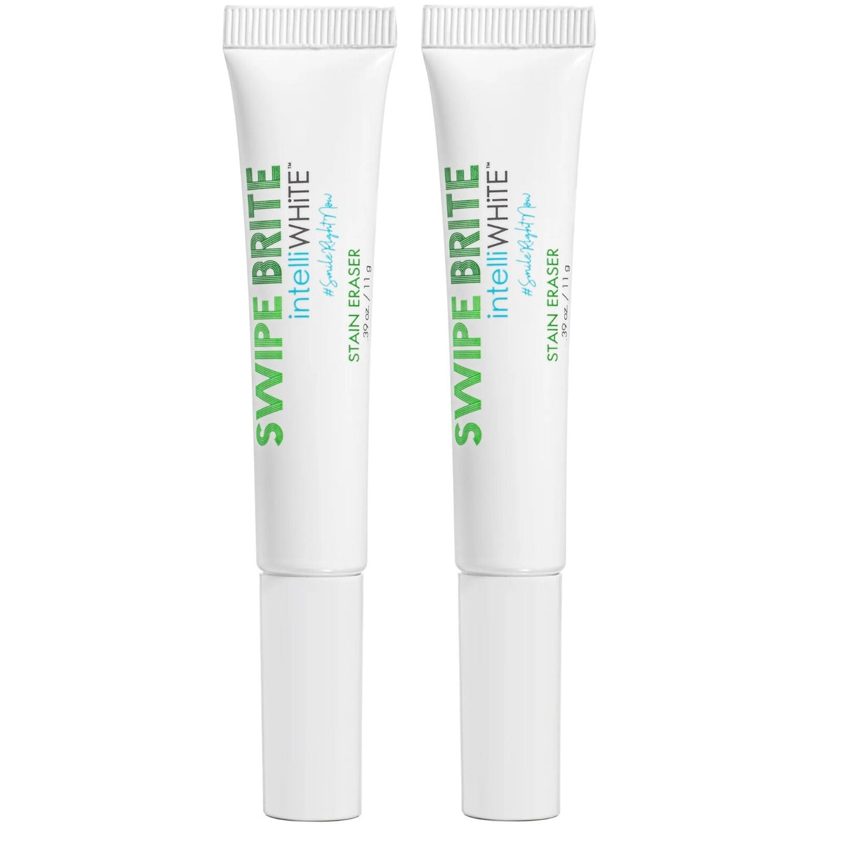 Teeth Stain Remover Pen with Peroxide - 2 Pack, Brighten & Clean On The Go