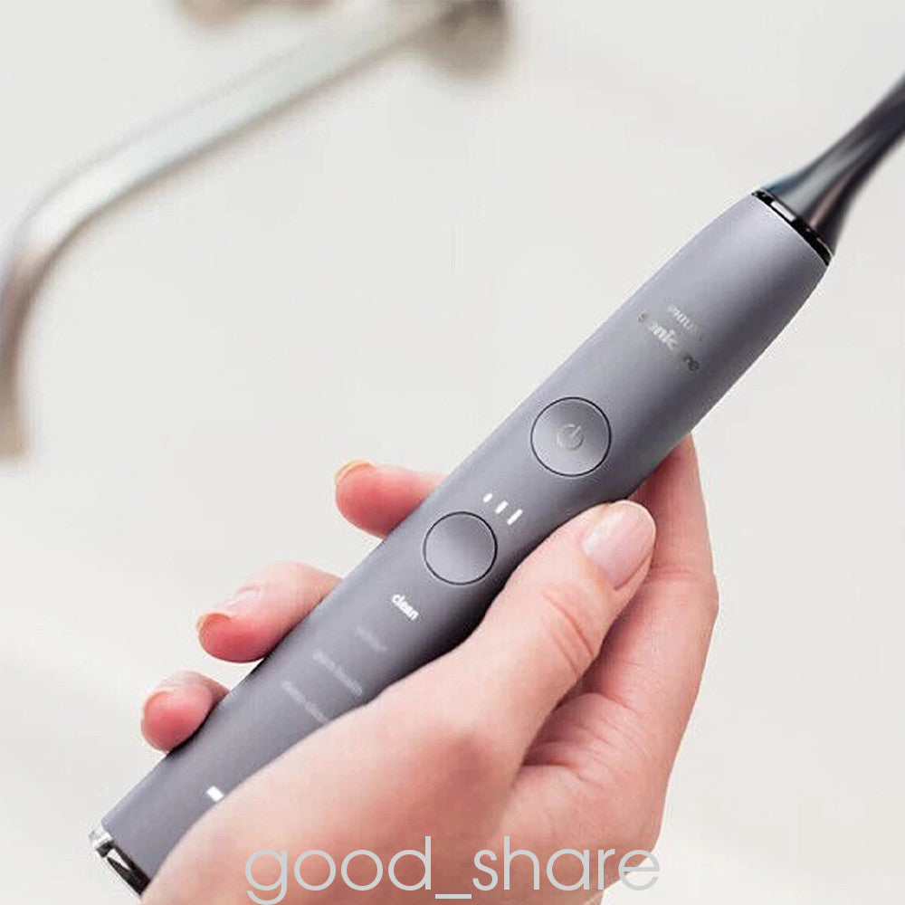 Electric Toothbrush Charger & Head Set for Sonicare 9300 - Grey