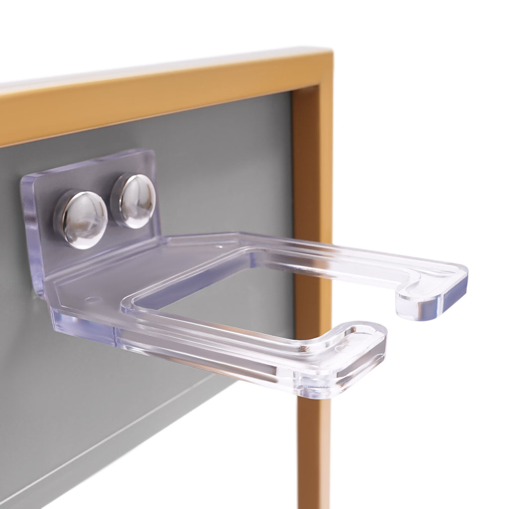 Salon Storage Cart with Wheels - Modern Barber Trolley for Organization