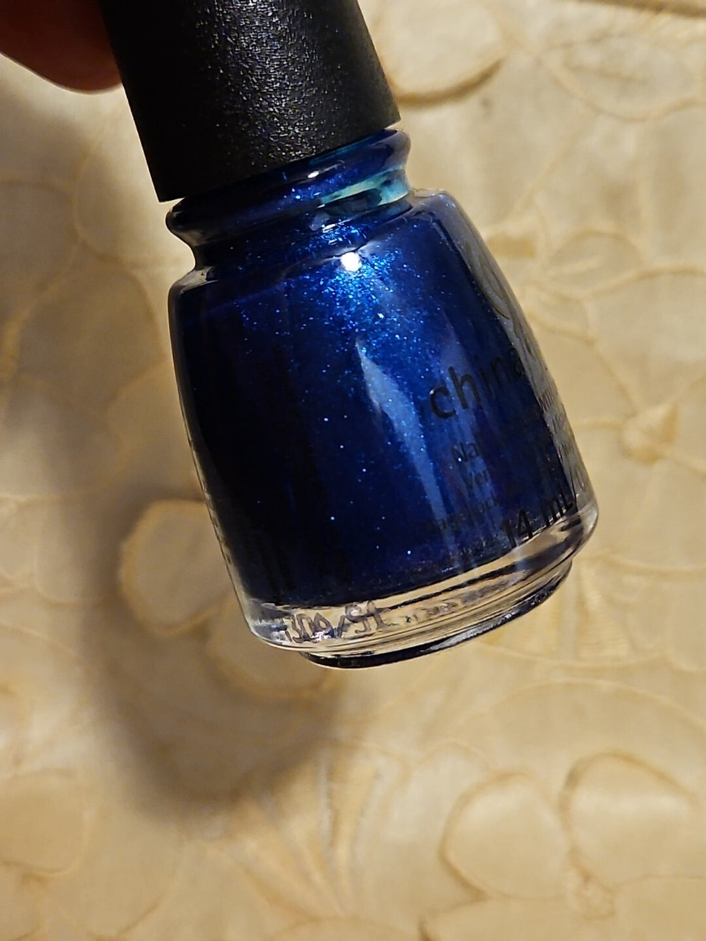 Nail Polish - Sapphire Up! Shimmering Blue Nail Lacquer 0.5 Fl Oz