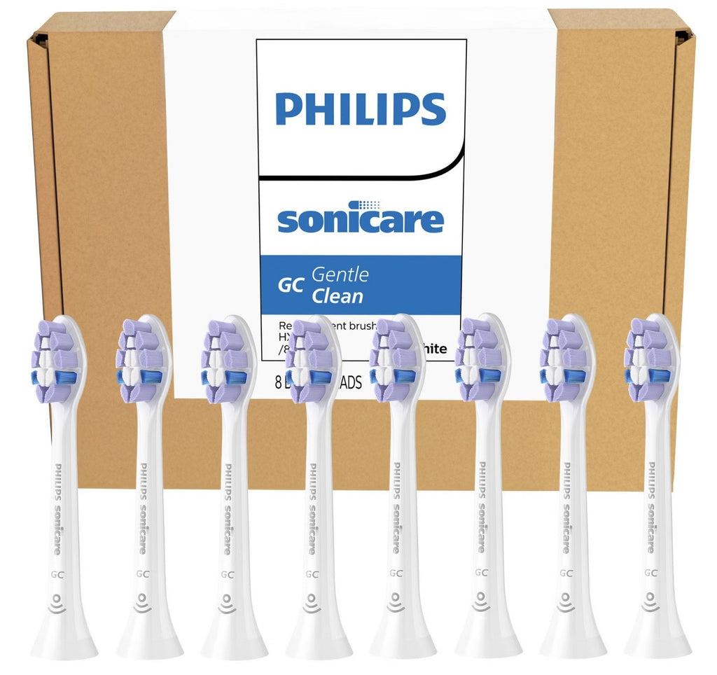 Philips Sonicare GC Gentle Clean Replacement Toothbrush Heads 8 Pack