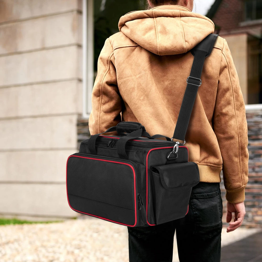 Travel Hairdresser Case with Adjustable Dividers for Barber and Cosmetology Tools
