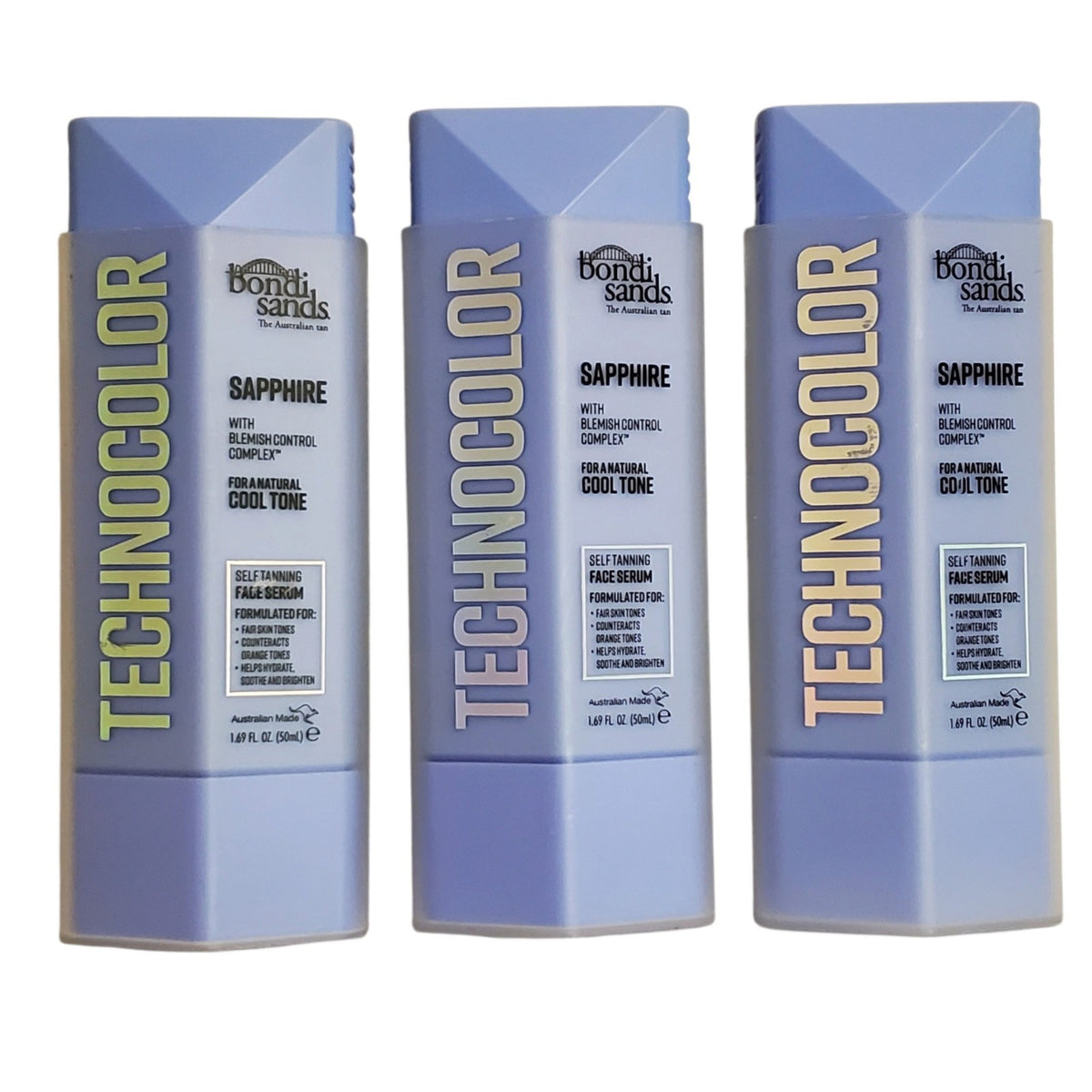 Self Tanning Face Serum - Natural Cool Tone, Hydrating & Blemish Control