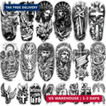 Christian Temporary Tattoos 77 Sheets - Cross, Jesus & Angels Religious Body Art